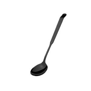 Cuillère à salade 23 cm. Série « Buffet », acier inoxydable 18/10, noire.