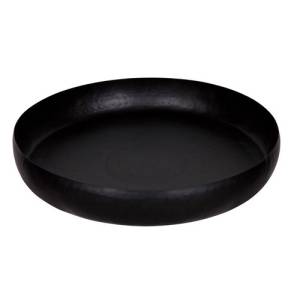 Serving tray diam. 44cm. stainless steel color black