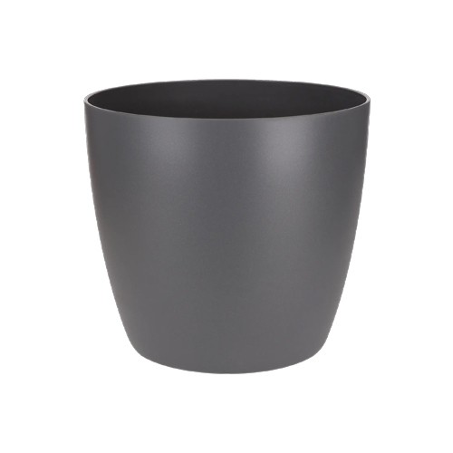 Bloempot diam. 14xh12,5cm Antraciet kst