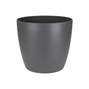 Bloempot diam. 14xh12,5cm Antraciet kst