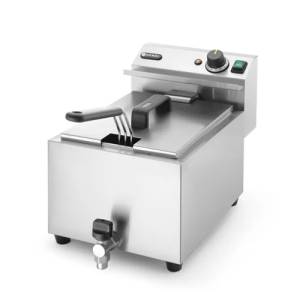 FRITEUSE MASTERCOOK AVEC SOUPAPE DE VIDANGE INH. 8L. 230V/3500W HENDI