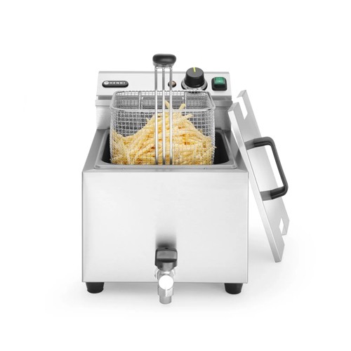 FRITEUSE MASTERCOOK AVEC SOUPAPE DE VIDANGE INH. 8L. 230V/3500W HENDI
