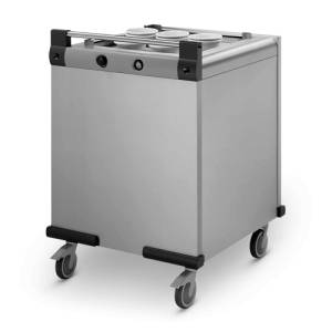 Lowerator/korvenstapelaar DFR tbv korven afm. 50x50cm. verwarmd rvs