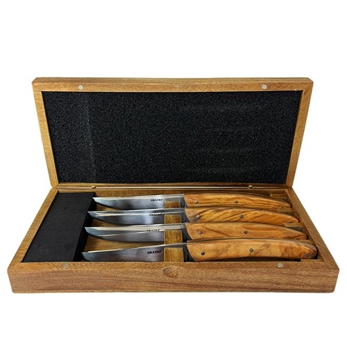Gift box steak knife 4-piece GRADESº by Joris Bijdendijk stainless steel 18/0