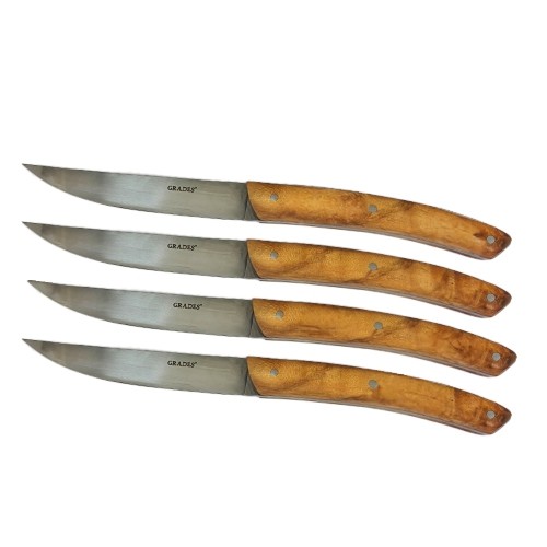 Gift box steak knife 4-piece GRADESº by Joris Bijdendijk stainless steel 18/0