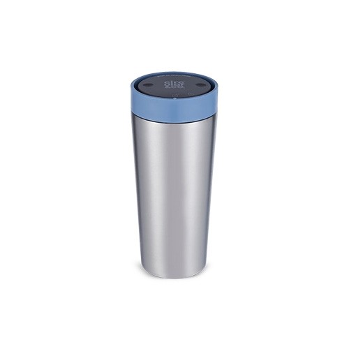 DRINKING CUP CIRCULARE CUP CONT. 454ML. STAINLESS STEEL & ROCKPOOL BLUE