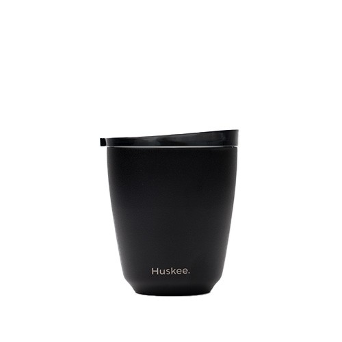 CONTENU DE LA TASSE 24CL. AVEC COUVERCLE HUSKEE EN ACIER NOIR