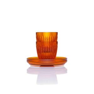 ESPRESSO SET CONTENTS 9CL. AMBER HUSKEE