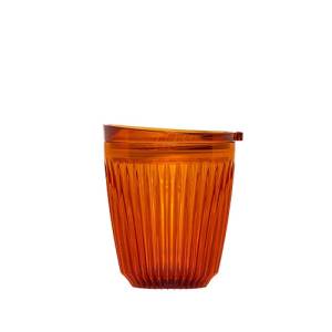 CONTENU DE LA TASSE 24CL. AVEC COUVERCLE AMBRE HUSKEE