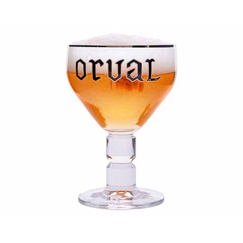 ORVAL BEER GLASS CONT. 33CL. IN GIFT BOX 1-PIECE