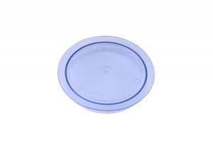 COUVERCLE POUR TASSE A SOUPE REEGEE DIAM. 9.1CM. PLASTIQUE CHAUD TRANSPARENT COULEUR. TEMPÉRATURE +140 °C.
