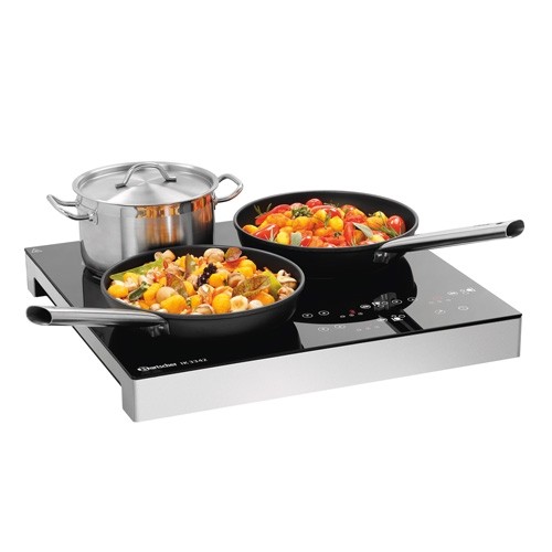 Inductie kookplaat IK 3342 afm. 510x485x65mm. 230v/3,4kw Bartscher