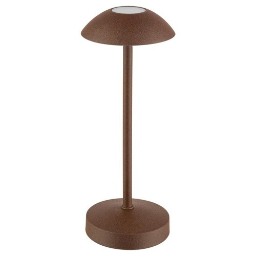 LAMPE ALVA DIAM. 8CM. HG T. 20CM. ROUILLER