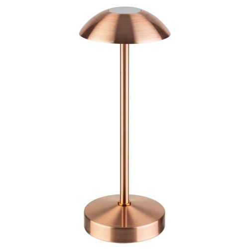 LAMPE ALVA DIAM. 8CM. HG T. 20CM. CUIVRE
