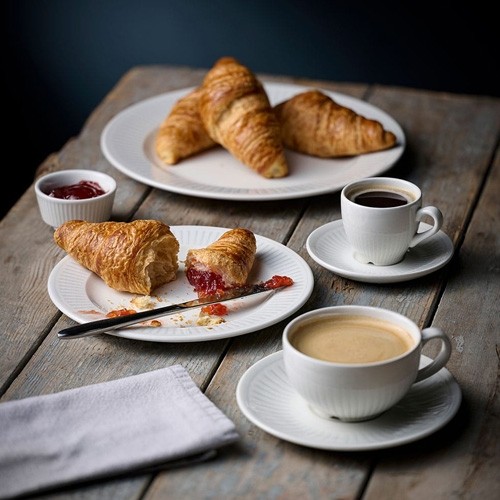 PLATTE TIEF DIAM. 28 cm. CHURCHILL ERA GRAU