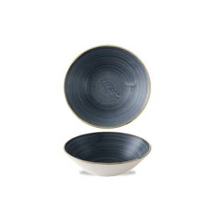 Coupeschaal kleur Blueberry diam. 19,6cm. Churchill Stonecast