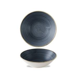 Coupeschaal kleur Blueberry diam. 22,2cm. Churchill Stonecast