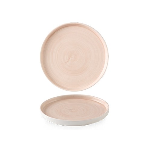 Bord diam. 27,5cm. Churchill Stonecast Canvas Coral