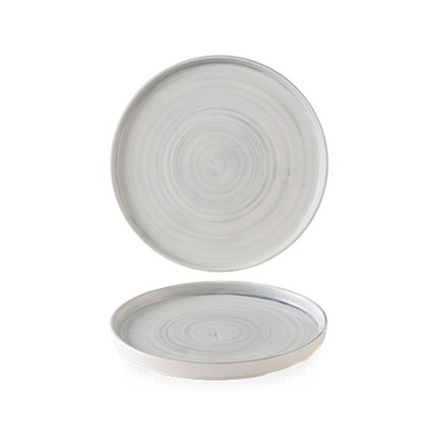 PLATE DIAM. 27.5CM. CHURCHILL CANVAS GRAY