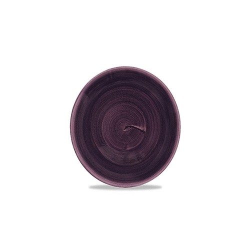 PLAQUE DE COUPLAGE DIAM. 21,7 CM. CHURCHILL STONECAST PATINE VIOLET FONCÉ