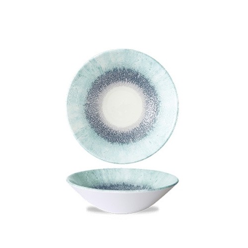 Coupeschaal diam. 22,2cm. Studio Prints Fusion Aquamarine Blue Churchill