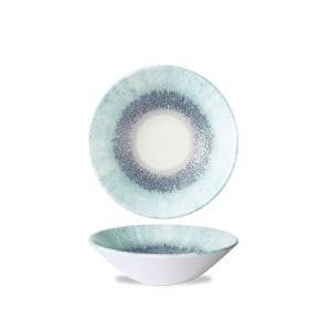 ÉCHELLE COUPE DIAM. 22,2 CM. STUDIO PRINTS FUSION AIGUE-MARINE BLEU CHURCHILL