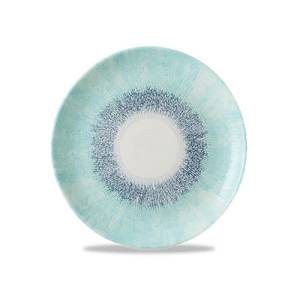Coupebord diam. 28,8cm. Studio Prints Fusion Aquamarine Blue Churchill