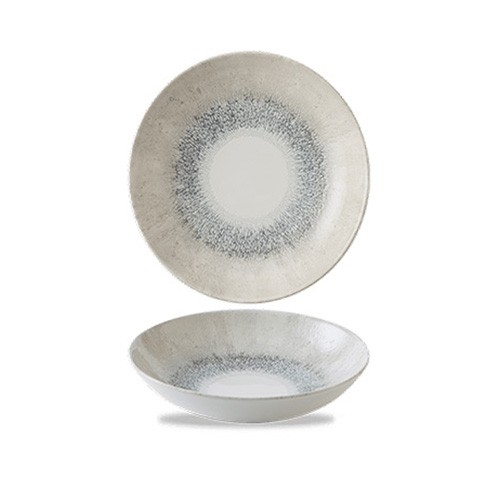 COUPE-WAAGE DIAM. 24,8 cm. STUDIO PRINTS FUSION AGATE GREY CHURCHILL