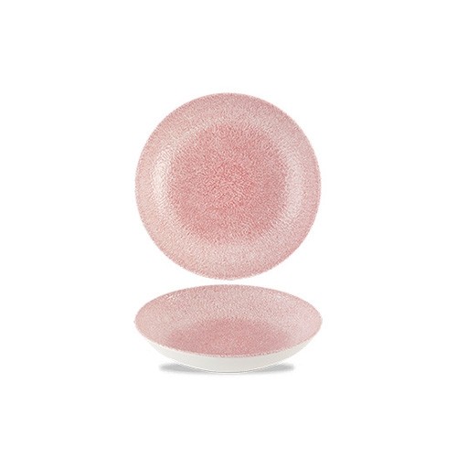 COUPE-WAAGE DIAM. 18,2 cm. CHURCHILL RAKU ROSENQUARZ ROSA