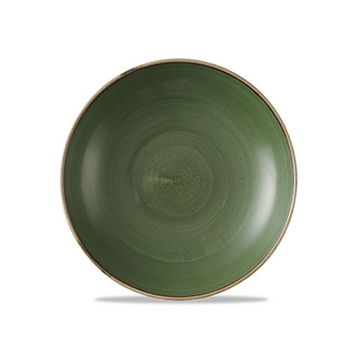 COUPE SCALE DIAM. 24.8CM. CHURCHILL STONECAST SORREL GREEN