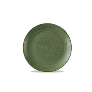 Coupeschaal diam. 21,7cm. Churchill Stonecast Sorrel Green