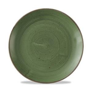 COUPE BOARD DIAM. 28.8CM. CHURCHILL STONECAST SORREL GREEN
