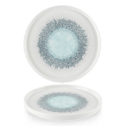 Bord diam. 26cm. Studio Prints Fusion Aquamarine Blue Churchill