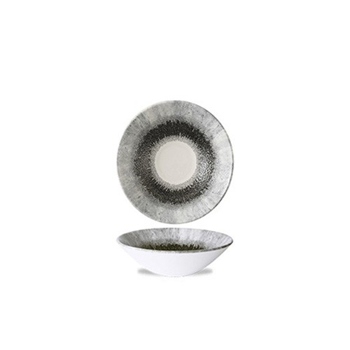 Coupebord diep diam. 18cm. Studio Prints Fusion Quartz Black Churchill