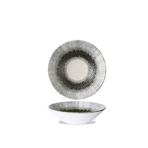 Coupeschaal raku kleur Quartz Black diam. 19,6cm. Churchill