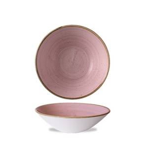 Coupeschaal diam. 22,2cm. Churchill Stonecast Petal Pink