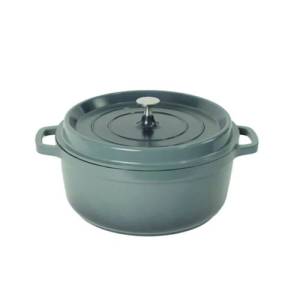 FRYING PAN WITH LID DIA. 28CM. CAPACITY 6.8LTR. EGO ALUMINIUM GREY ALUMINIUM