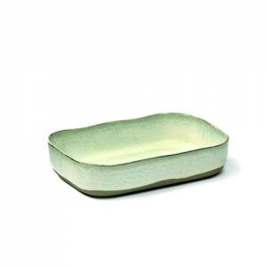 Bord 5l xdiep afm. 23x15cm. HG. 5cm. kleur offwhite la nouvelle table merci Serax