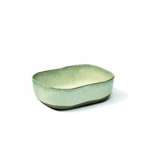 PLATE 6M XDEEP DIM. 14.5X10.5CM HG. 4.5CM. COLOR OFFWHITE LA NOUVELLE TABLE MERCI