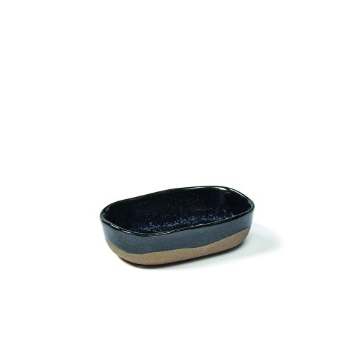 PLATE 8S DEEP DIM. 9.8X6.5CM HG. 2.5CM. COLOR DARKBLUE LA NOUVELLE TABLE MERCI SERAX