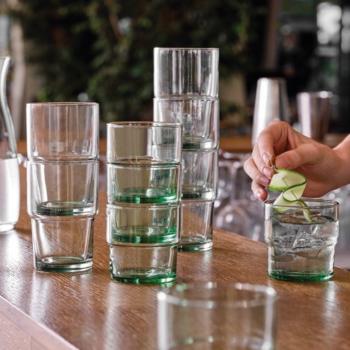 GLASS CONT. 44CL. RECYCLED GLASS AWARE P ASA BAHCE