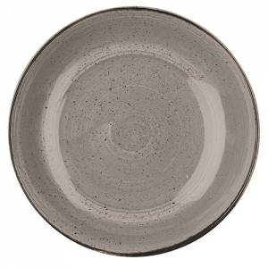 COUPE BOWL COLOR PEPPERCORN GRAY DIAM. 31CM. CHURCHILL STONECAST