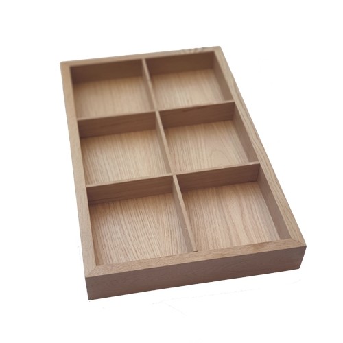 Bak gn 1/1-6cm. diep 6-vaks eikenhout
