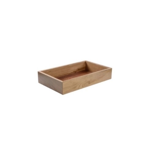 Presentatiebak gn 1/3-8,5cm. diep eikenhout