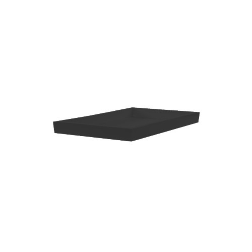 Presentatiebak gn 1/3-2cm. diep eikenhout zwart