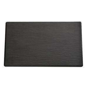 Gastronorm 1/1 Schale, Abmessungen 53 x 32,5 x 1 cm, Schieferoptik, Farbe Schwarz