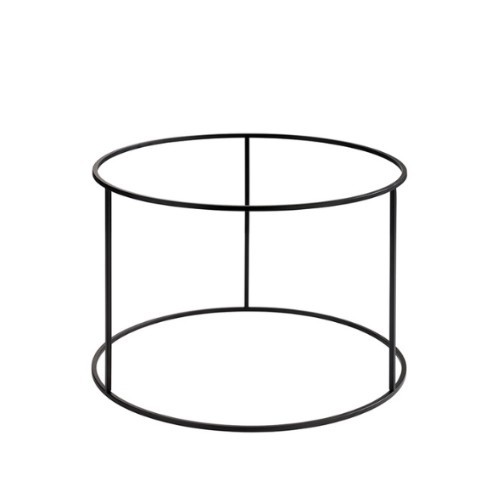 Buffetstaander diam. 38x(h)16,5cm. metaal (op = op)