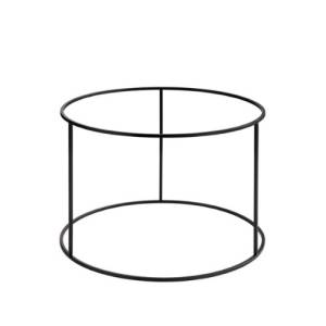 Buffetstaander diam. 38x(h)16,5cm. metaal (op = op)