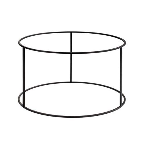 Buffetstaander diam. 48,5x(h)16,5cm. metaal (op = op)