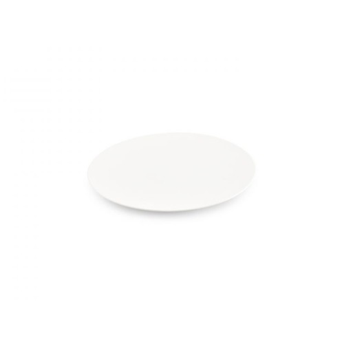 PLATE FLAT DIAM 25CM. WHITE LINA CHIC